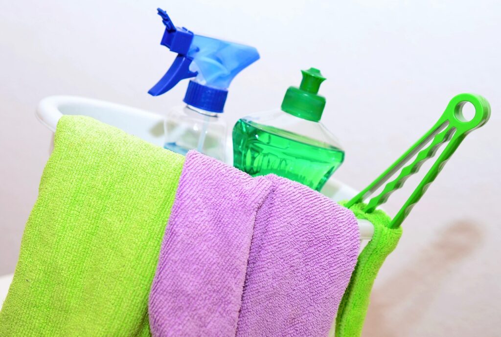 Professional deep cleaning crew working in Chelmsford home
